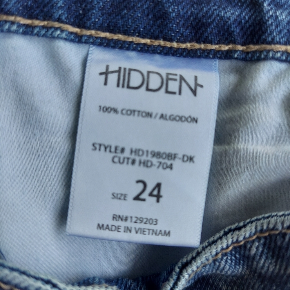 EUC Hidden High-Rise Very Distressed Boyfriend Jean - Picture 6 of 6